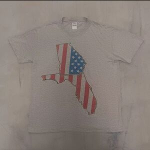 Florida Georgia Line Shirt Large Grey Country Music Concert Tour 2015 Adult